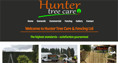 Desktop Screenshot of huntertreecare.co.uk